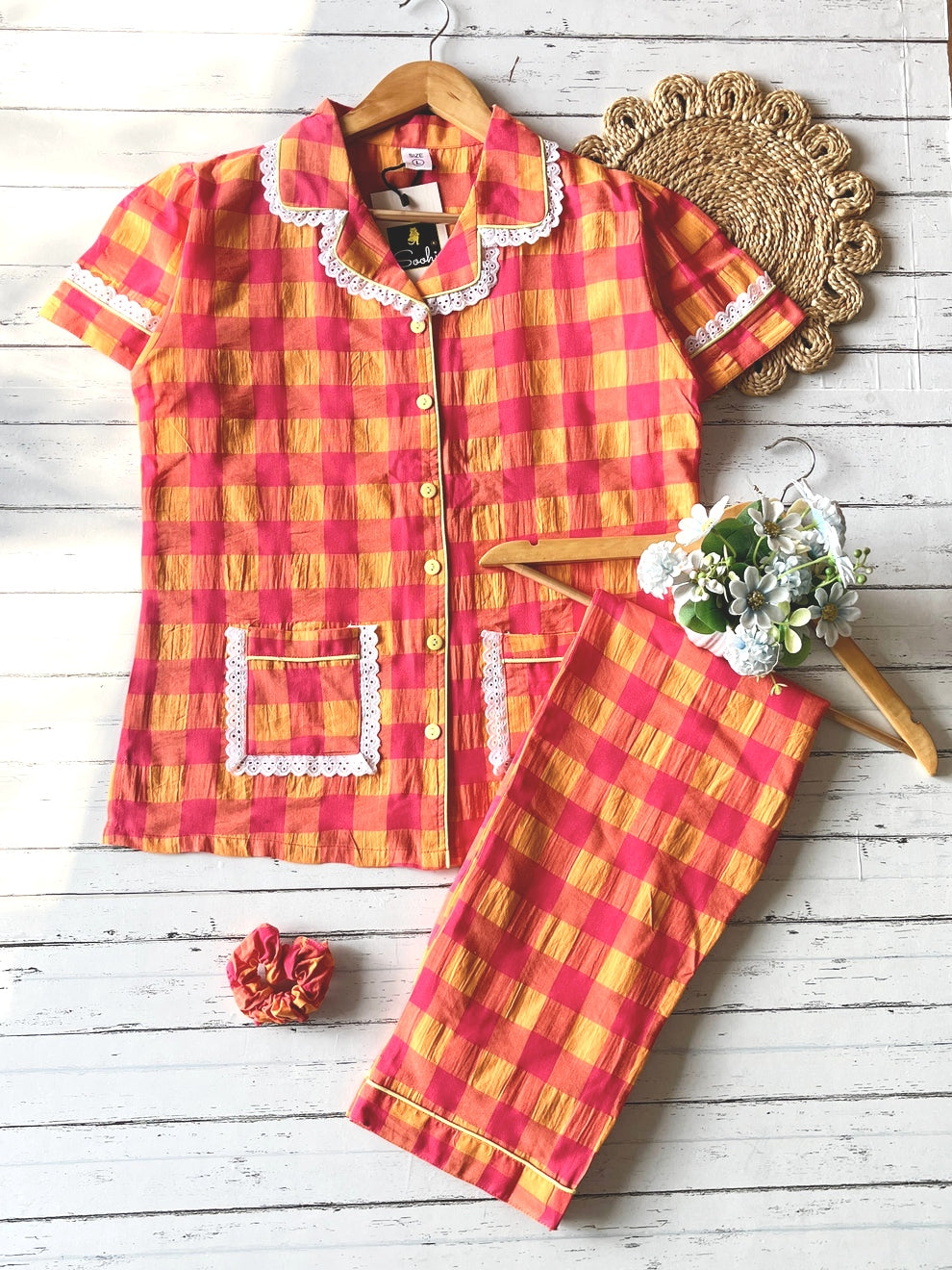 Yellow Orange Check