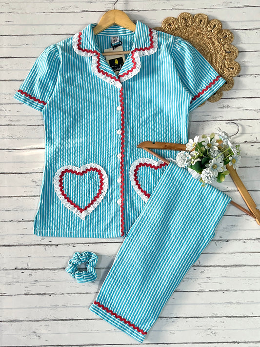 Sky Blue Stripe