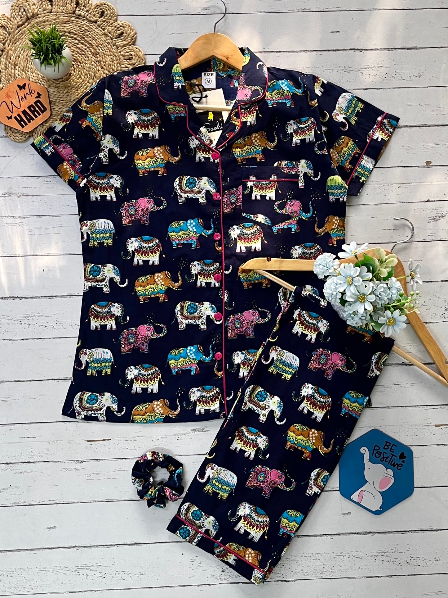 Blue Multi Elephant
