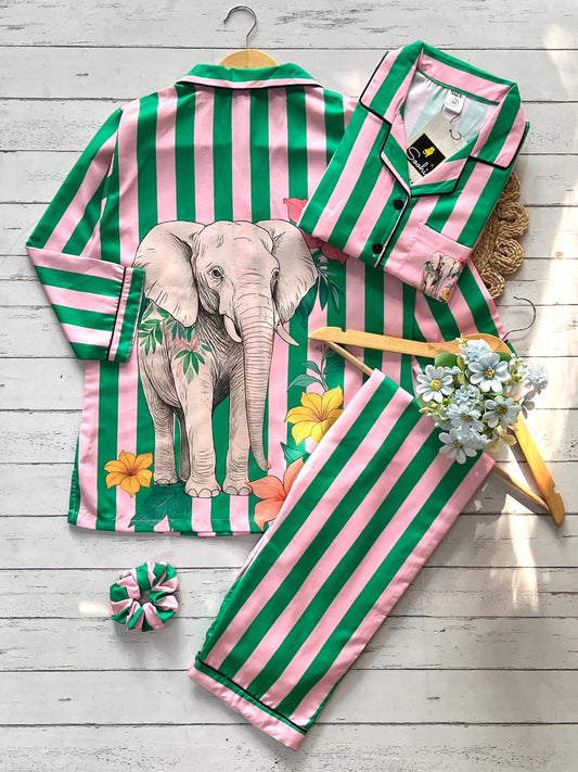 Green Stripe Elephant BP