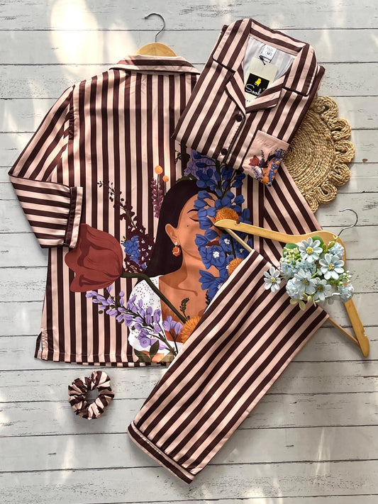 Brown Stripe girl BP