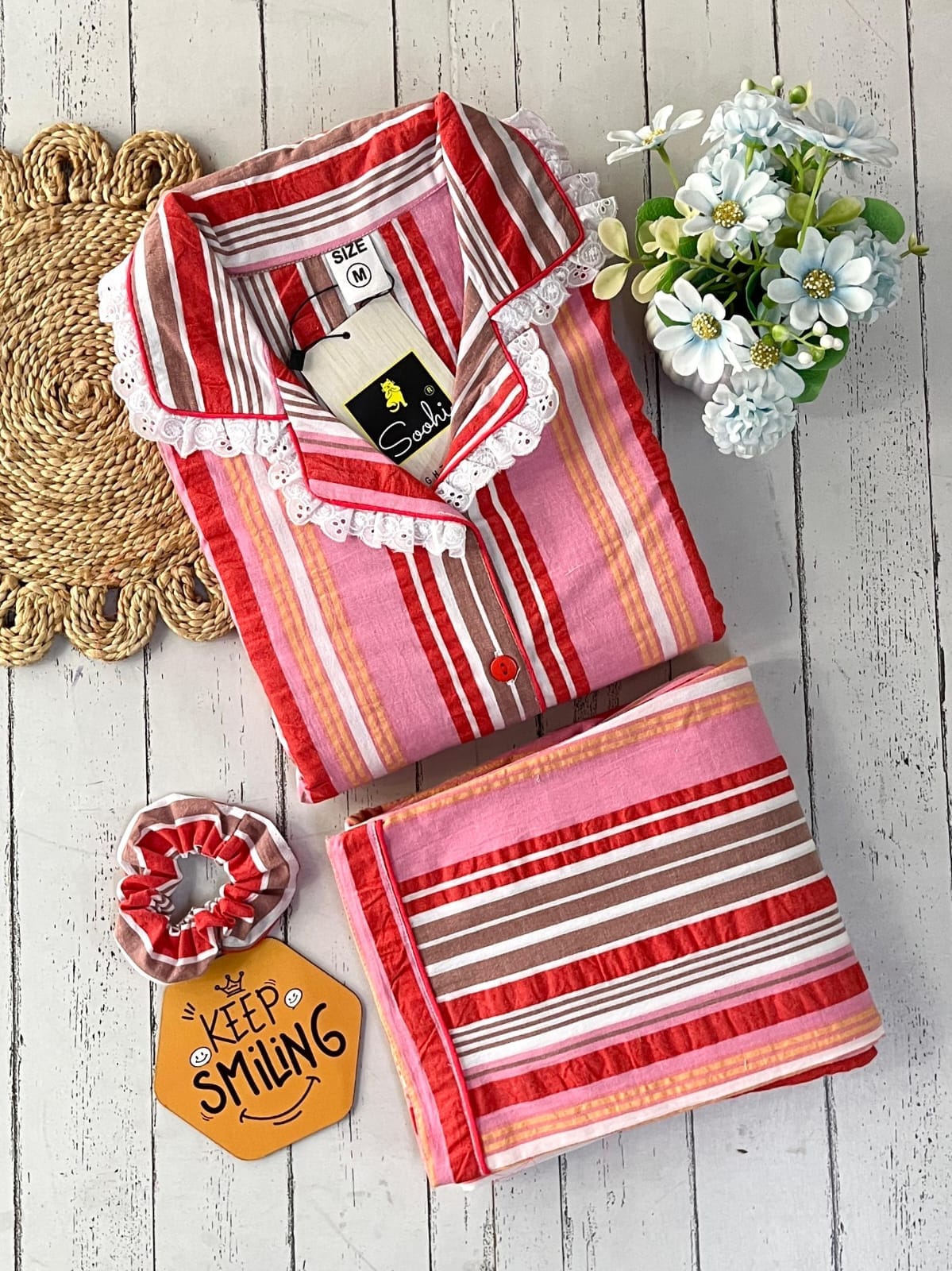 Red multi stripes