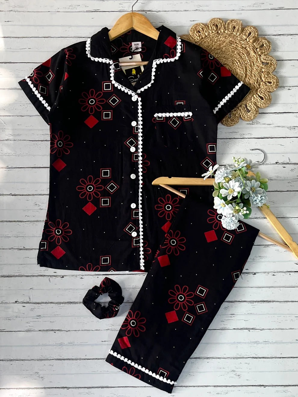 Black blocks PJ Set