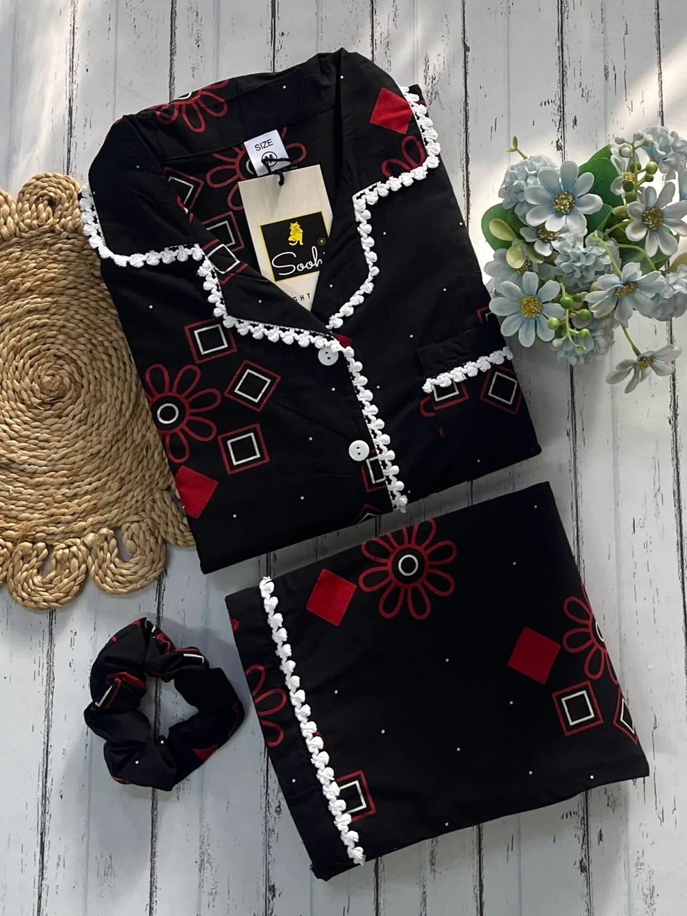 Black blocks PJ Set
