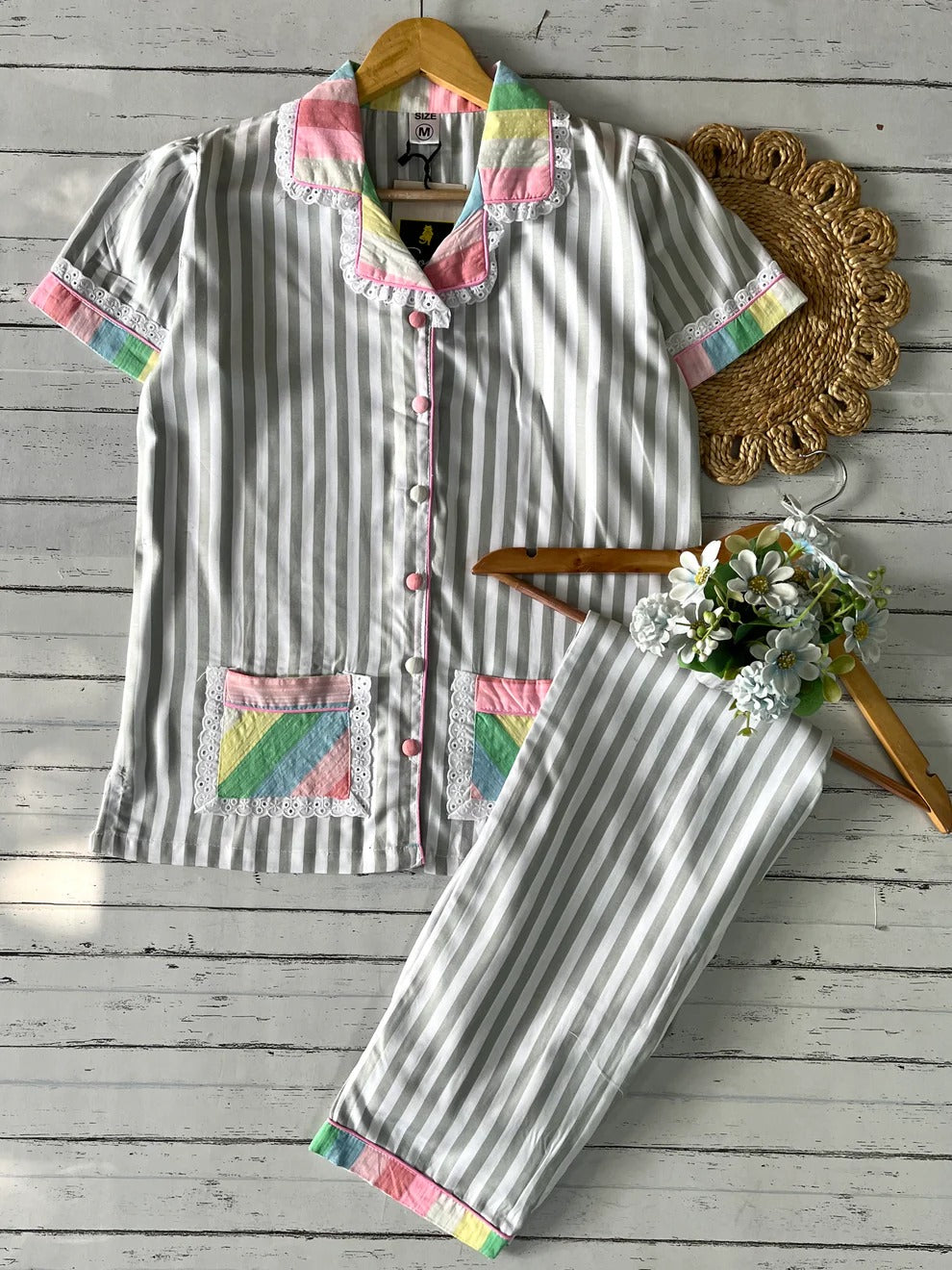 Green Stripe Multi Collar